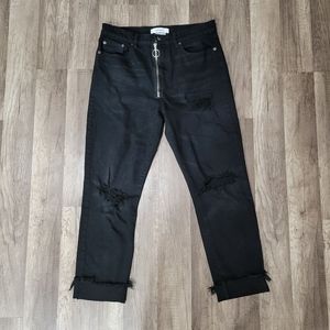 Pistola Distressed Black Jeans